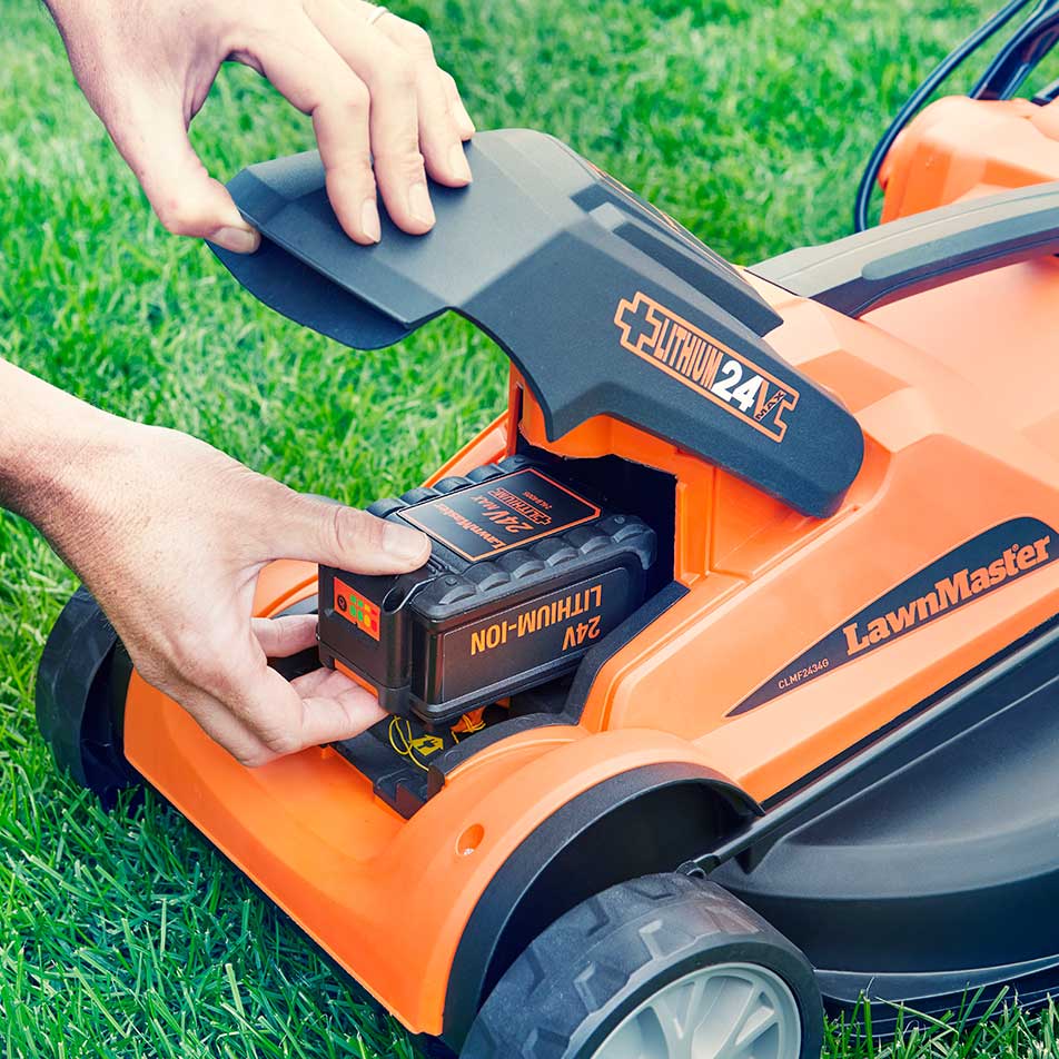 LawnMaster MX 24V 34cm | Cordless Lawn Mower with Spare Battery - Image 8