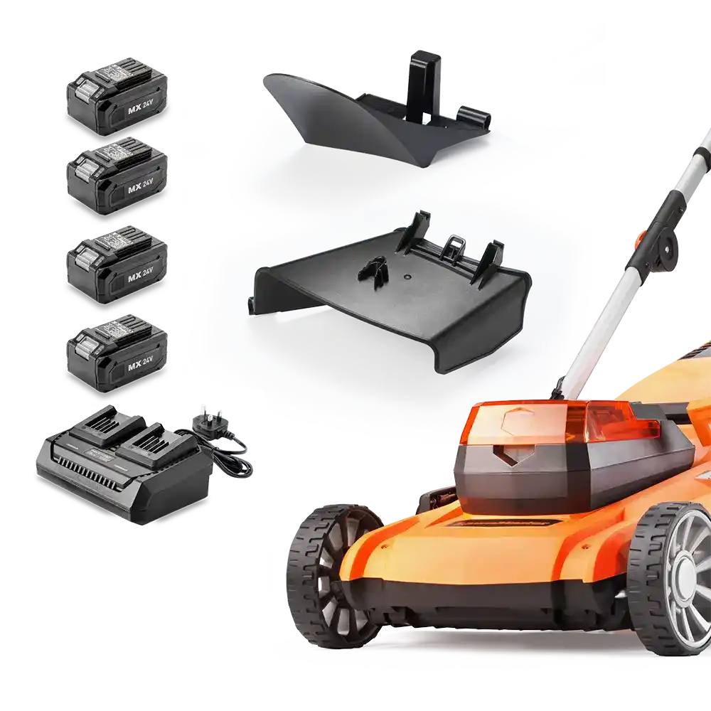 LawnMaster 48V 46cm | Cordless Lawn Mower with Spare Batteries - Image 16