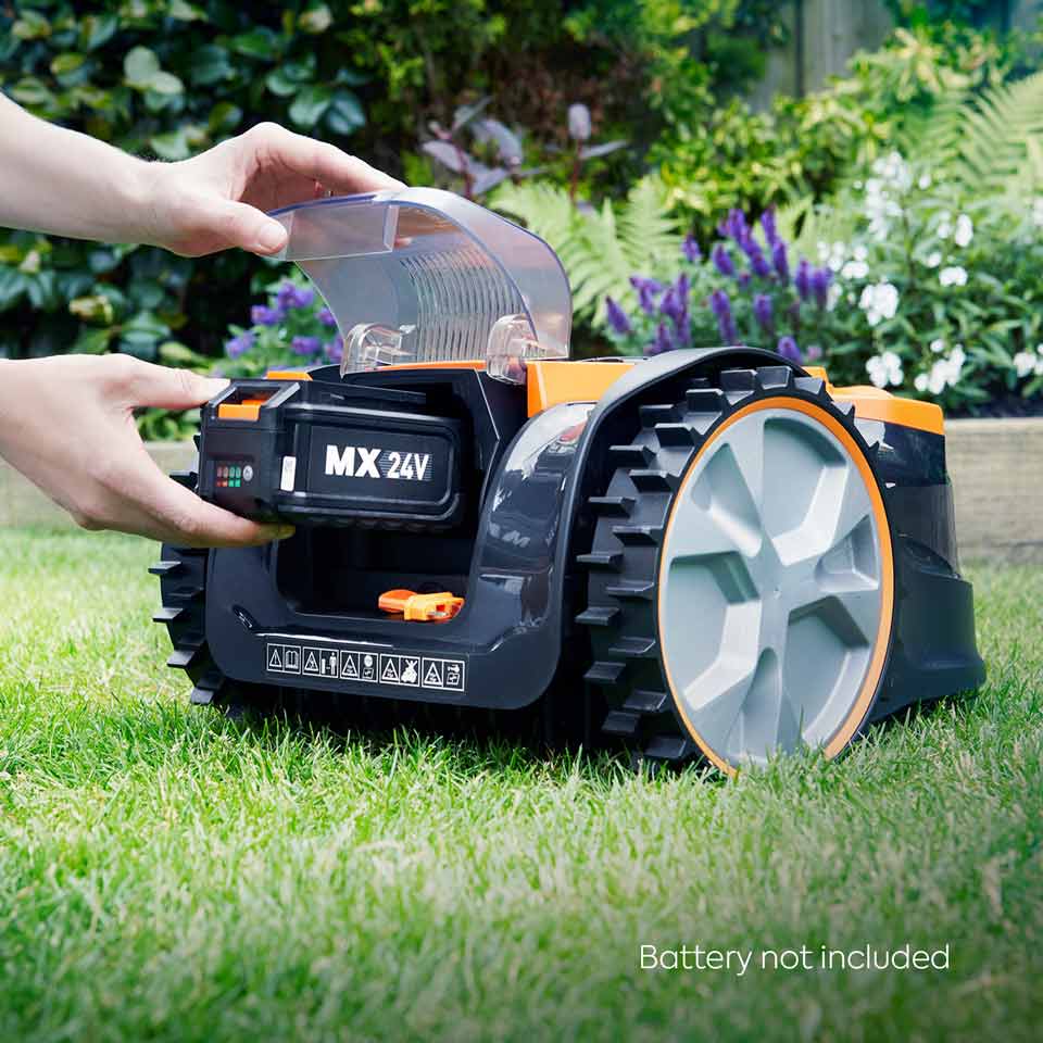 LawnMaster OcuMow® 16 MX 24V | Drop and Mow Robotic Lawnmower - Battery Not Included - Image 5